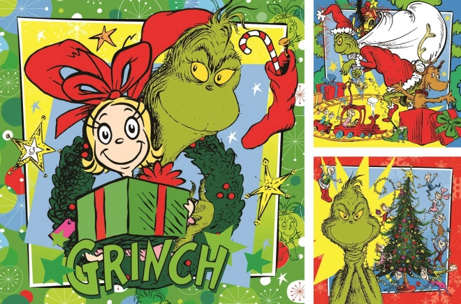 Ravensburger Puzzle Grinch 3x49 kosov