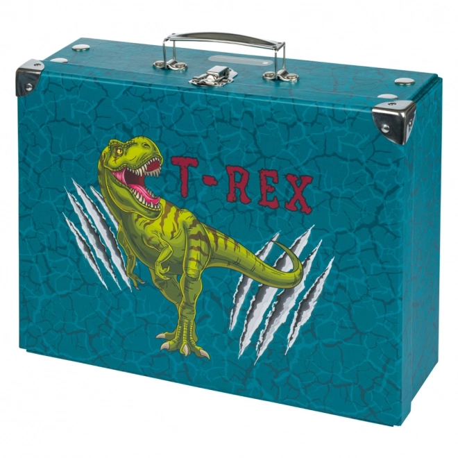 BAAGL zložljiv šolski kovček T-REX s kovinskimi deli