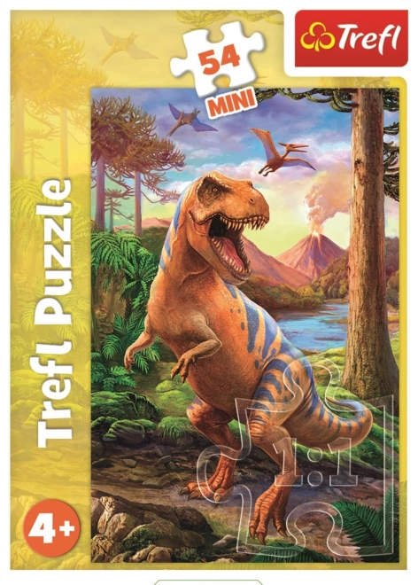 TREFL Puzzle Čudoviti dinozavri: Tiranozaver 54 kosov