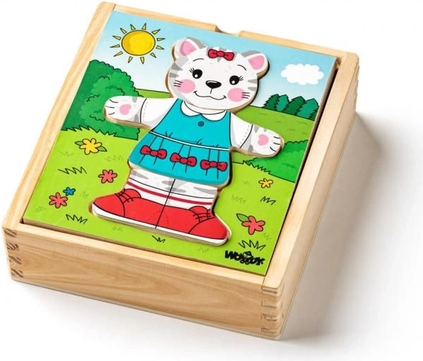 Praktična lesena škatlica