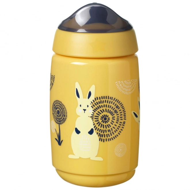 Superstar nekapljajoča skodelica s slamico, 390ml, 12m+, rumena