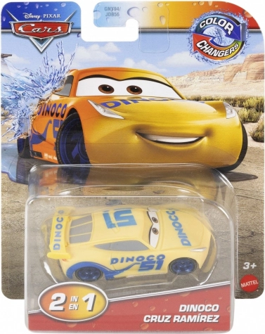 Vozila na kolesih, ki spreminjajo barvo, Dinoco, navdihnjena s filmom Avtomobili DisneyPixar