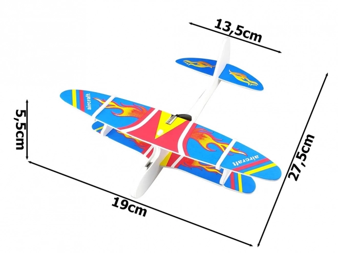 Polistirenov avion z USB motorjem