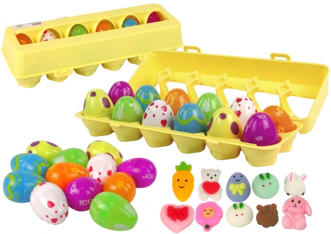 Set velikonočnih jajc Squishy 12 kosov