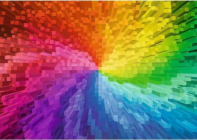 Živahen barvni gradient kot dekoracija