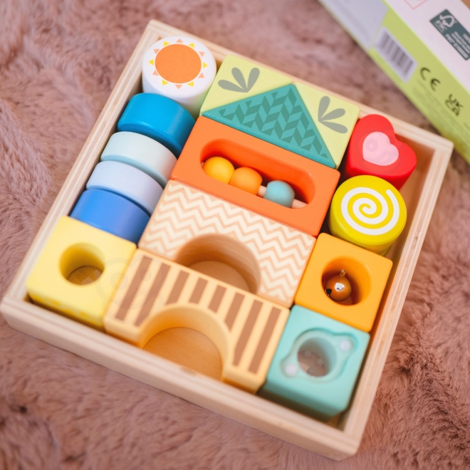 Lesene senzorične kocke Classic World Montessori