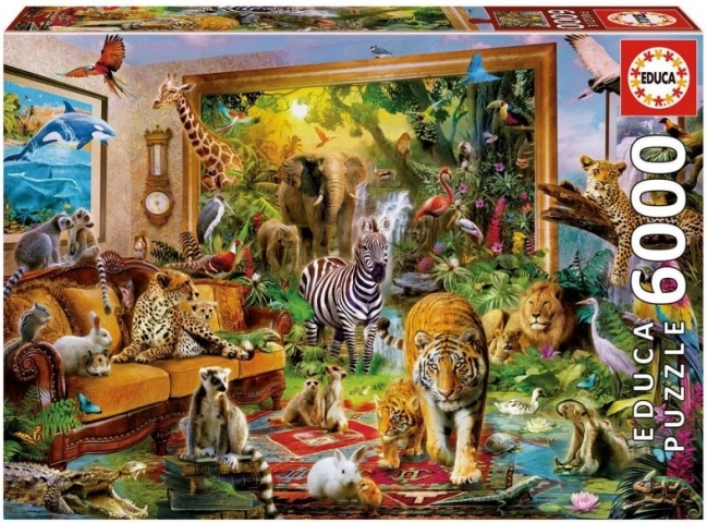 Educa Puzzle Prihod v sobo 6000 kosov