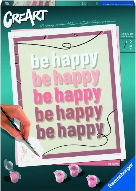 CreArt Be Happy slikarski komplet za najstnike
