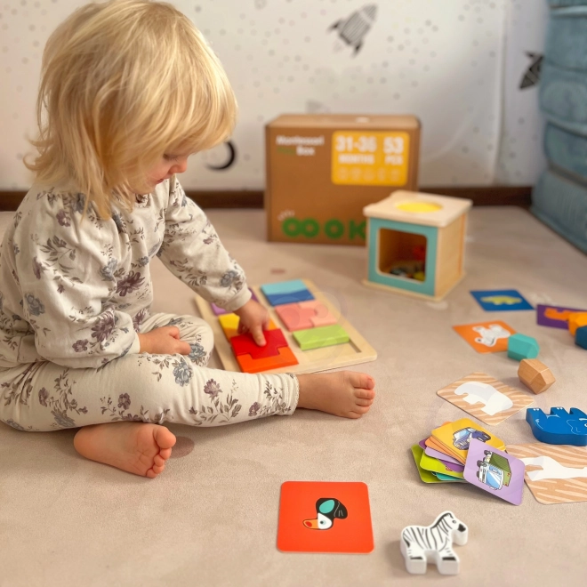 Izobraževalni Montessori Box za otroke v starosti 31-36 mesecev