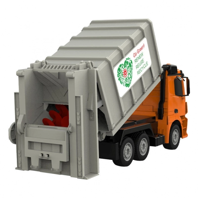 RC smetarsko vozilo na daljinsko upravljanje 1:26 Double Eagle (oranžna) Mercedes-Benz Antos E676-003