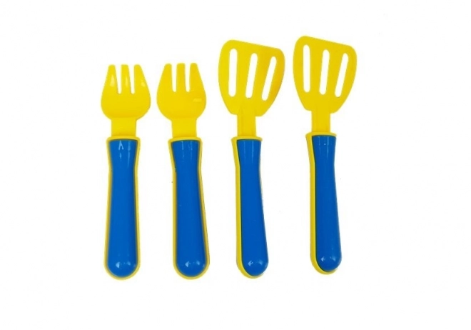 Set plastičnega posodja Little Cook Lončki