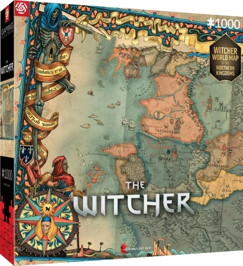 Sestavljanka The Witcher: Severno kraljestvo 1000 koščkov