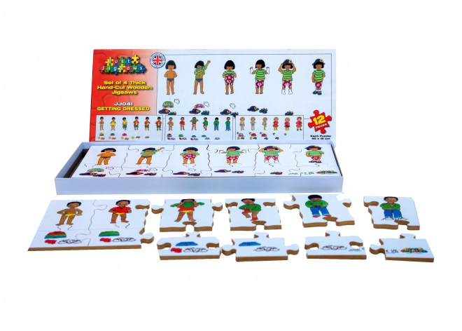 Just Jigsaws Obleka - lesene sestavljanke za otroke