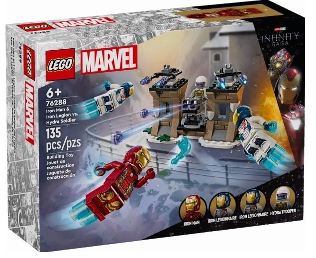 LEGO Marvel Super Heroes 76288 Iron Man in Železna legija vs. vojak Hydre