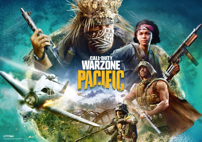 Sestavljanka Call of Duty: Warzone Pacific 1000 kosov
