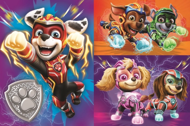 Puzzle GIGANT dvostranski Odlična ekipa Tačke na patrulji/Paw patrol 15 kosov v škatli 40x27cm 24m+
