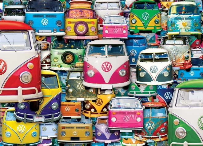 EUROGRAPHICS Puzzle Volkswagen Bus: Funky Jam 1000 kosov