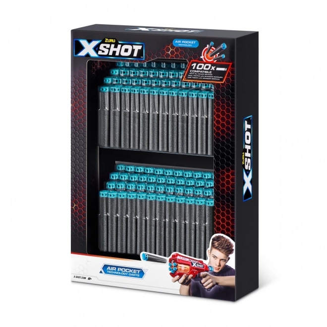 Set 100 penušastih nabojev X-Shot Excel