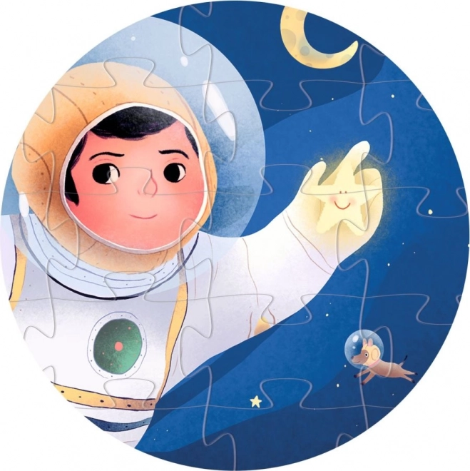 Sestavljanka Astronavt na Luni 36 kosov
