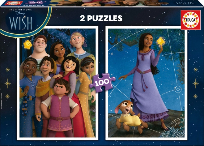 Educa puzzle Želje 2×100 kosov