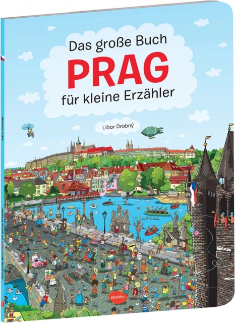 Velika knjiga Prage za male pripovedovalce (v nemščini)