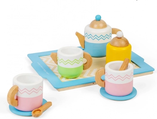Bigjigs Toys lesen čajni set s pladnjem