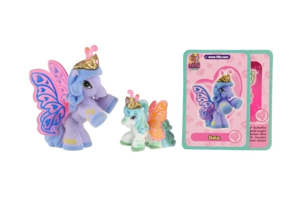 Filly Butterfly zbirateljske figurice 2 kosa s flisom in dodatki, različne vrste na kartici 17x16,5cm