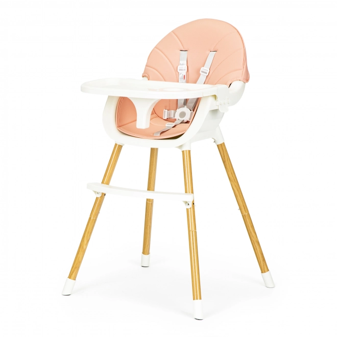 Ecotoys Jedilnica Stolček 2v1 Roza