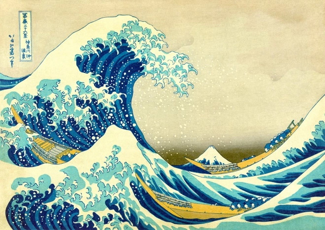 ENJOY sestavljanka – Katsushika Hokusai: Veliki val ob obali Kanagawe (1000 koščkov)