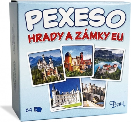 Spominske kartice Gradovi in dvorci EU v škatlici