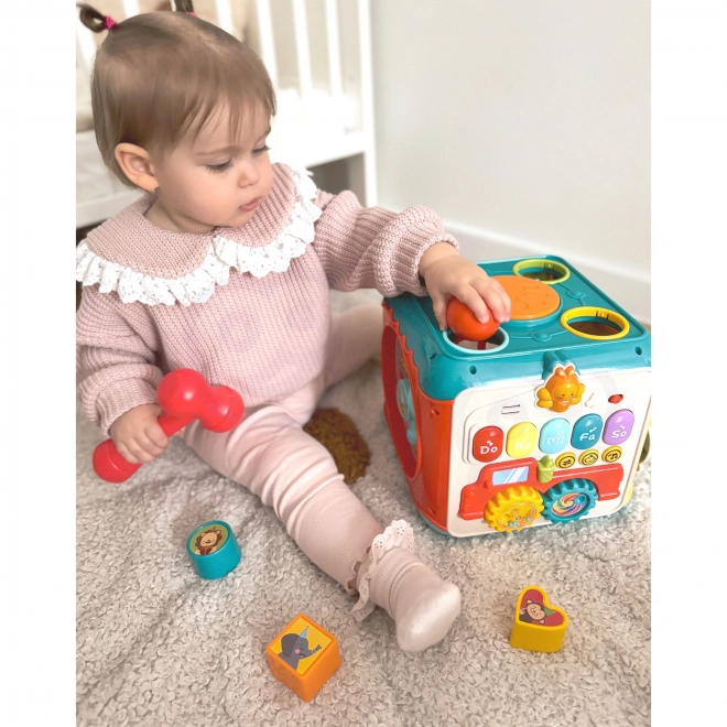 Montessori aktivna kocka 6v1