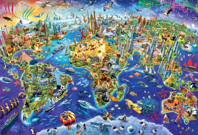 Puzzle Nori svet 2000 kosov EUROGRAPHICS