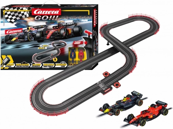 avtocesta carrera go flying lap f1 ferrari vs red bull 1:43, 4,3 m
