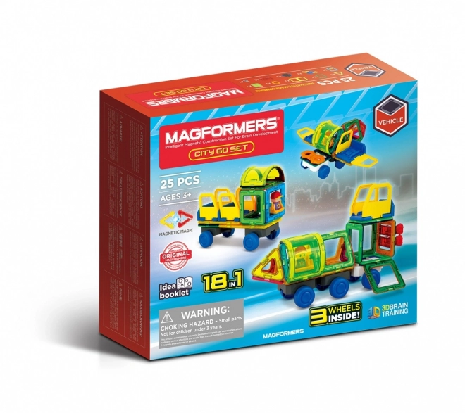 Magnetne kocke City Go Set 25 kos