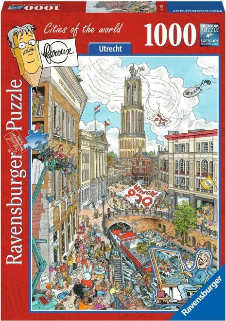 RAVENSBURGER Sestavljanka Svetovna mesta: Utrecht 1000 kosov