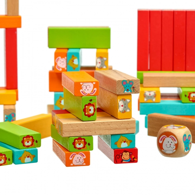 Lucy & Leo „Ugani, kdo“ - otroška lesena igra Jenga