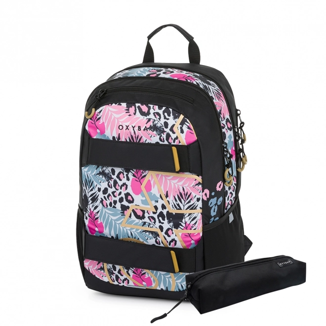 Študentski nahrbtnik + etui OXY Sport Crazy