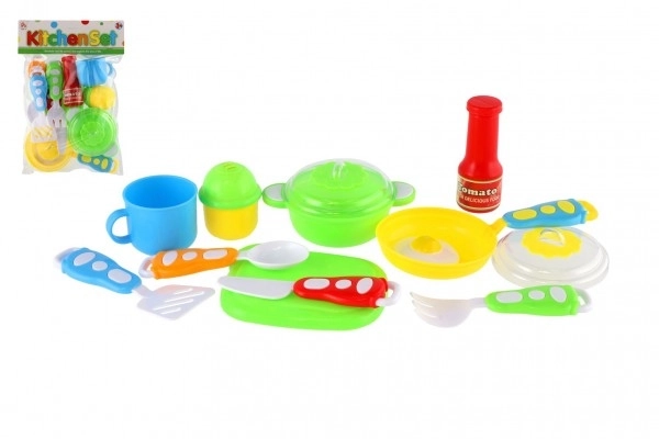 Set posodja iz plastike v vrečki 18,5x26x6cm