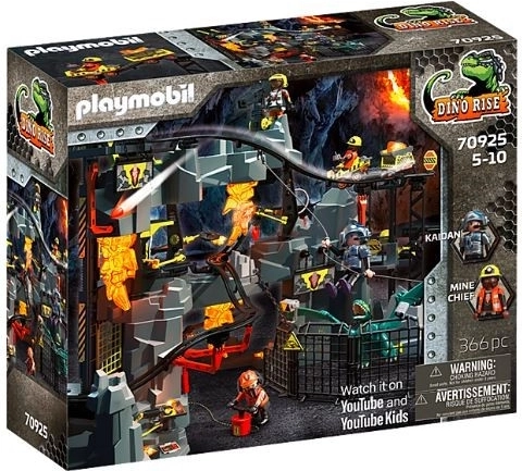 PLAYMOBIL DINO RISE dinozavrski rudnik z vozički in dvigalom