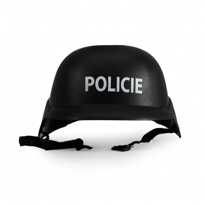 Policijski telovnik s češkimi napisi in dodatki