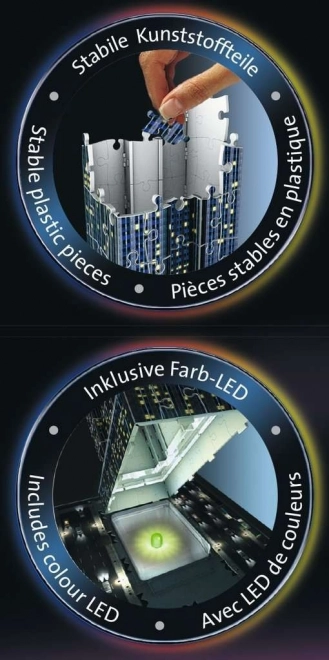 RAVENSBURGER Siječa 3D sestavljanka Nočna izdaja Empire State Building 216 kosov