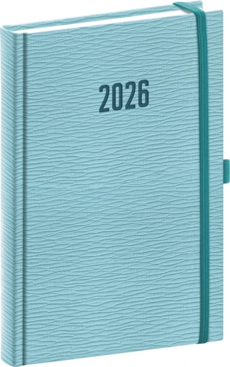 Dnevni dnevnik Notique Rivoli 2026 svetlo moder 15 x 21 cm