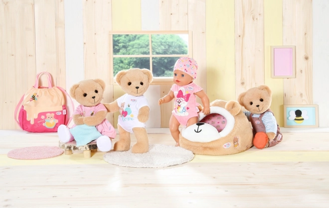Medvedek BABY born, bele obleke