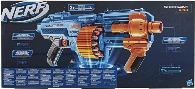 Pistole Nerf Shockwave RD-15 s naboji