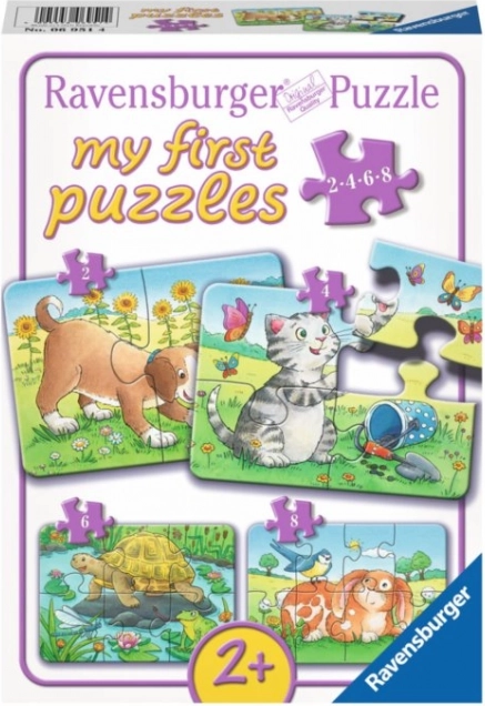 Moje prve sestavljanke hišni ljubljenčki 4v1 RAVENSBURGER
