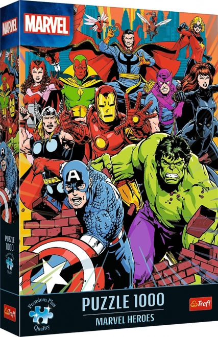 TREFL Puzzle Premium Plus Marvel: Junaki Marvela 1000 kosov