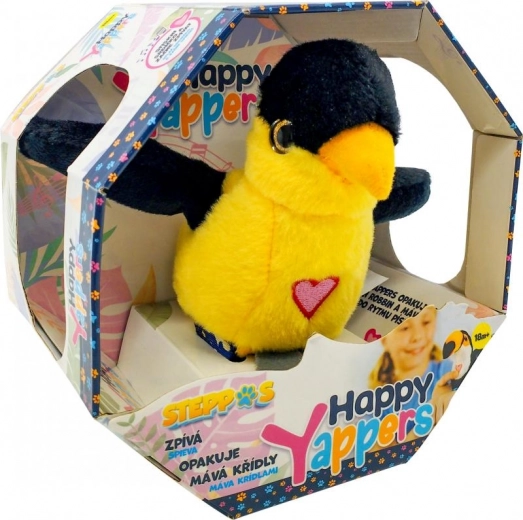 Steppos Happy Yappers Žluva – interaktivna govoreča ptička