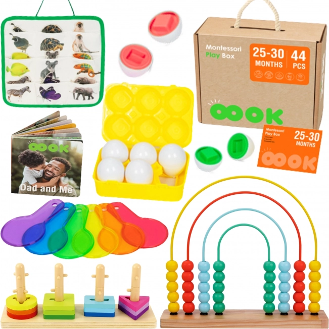 Montessori Izobraževalni Box za otroke od 25–30 mesecev