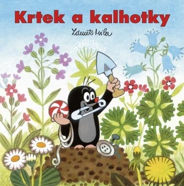 Pobarvanka kvadratna Krtek in hlačke