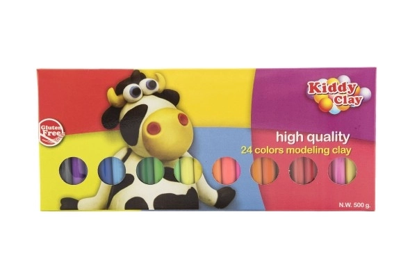 Modle Kiddy Clay 500g – 24 barv
